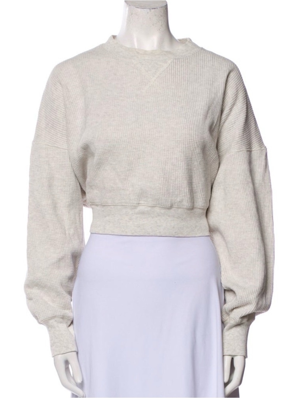 BASSIKE high neck grey sweatshirt size L